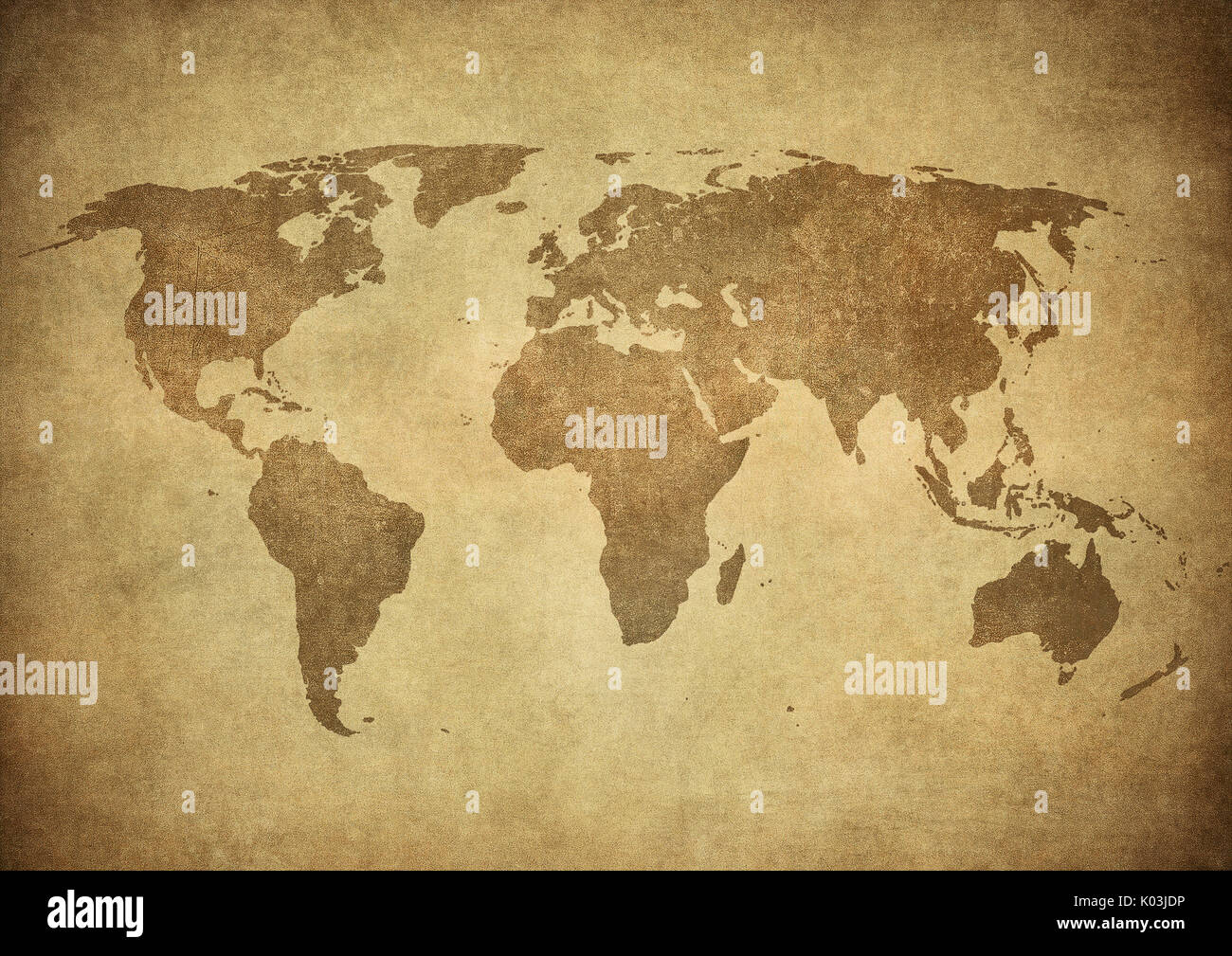 grunge map of the world Stock Photo - Alamy