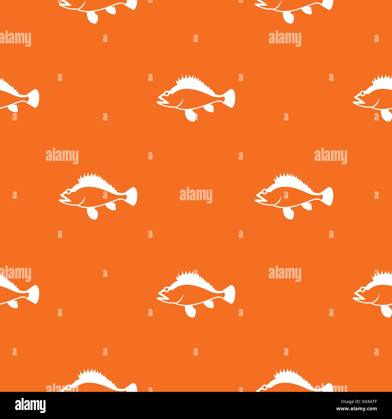 Sebastian Fish Pattern Rose fish, Sebastes norvegicus pattern seamless Stock Vector Image ...