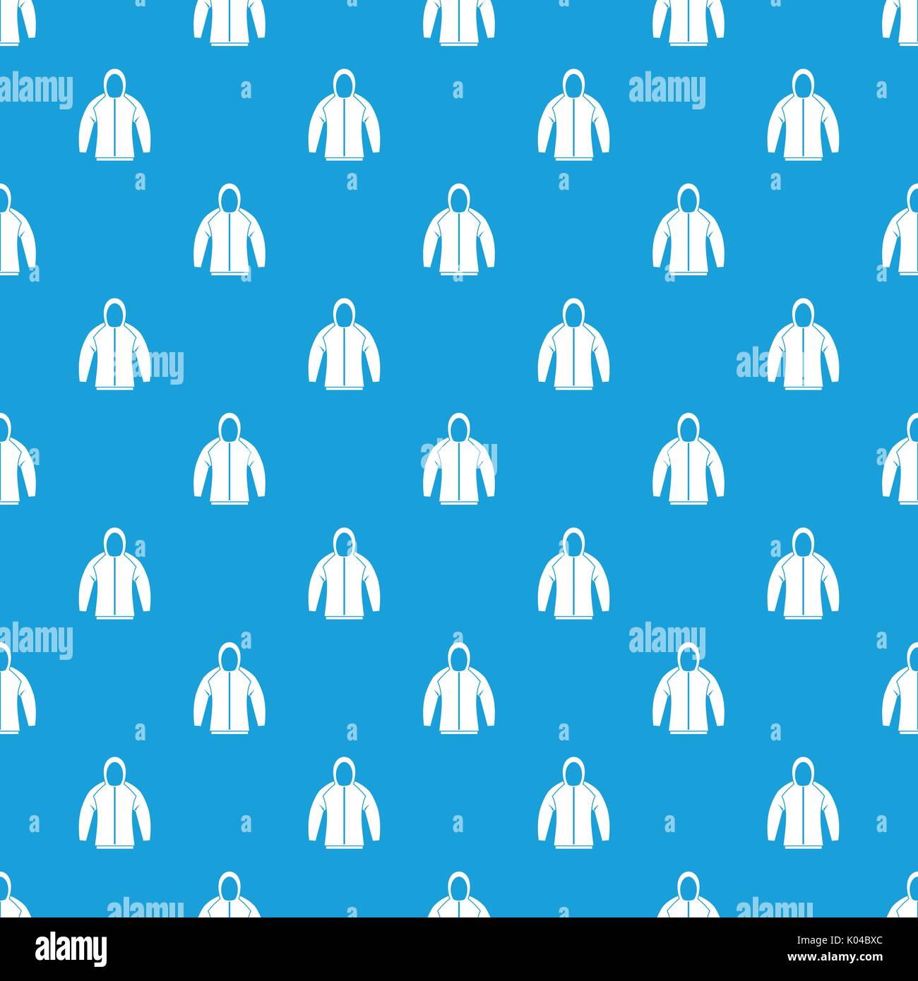 Sweatshirt pattern seamless blue Stock Vector