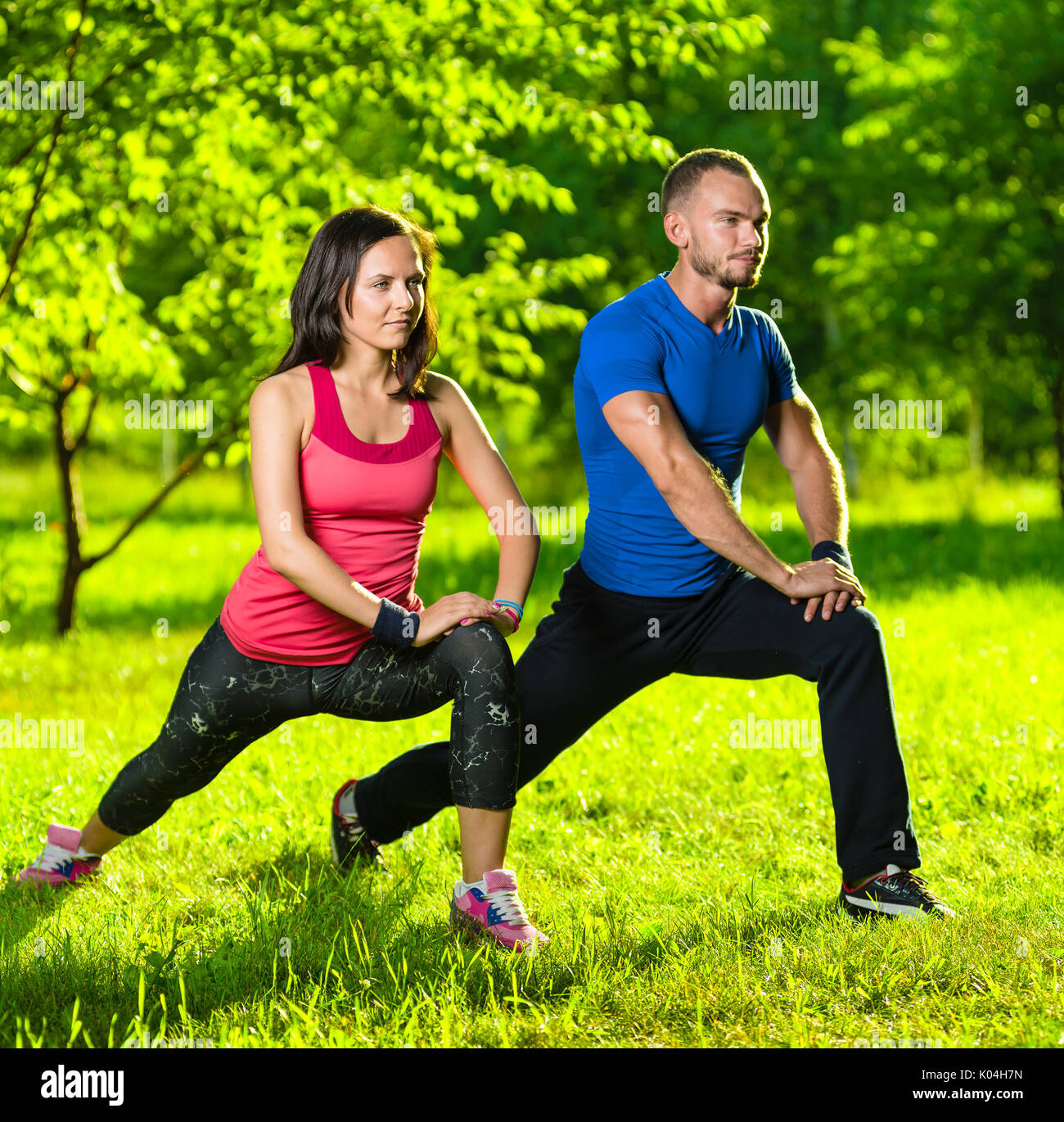 Health couple fitness muscles hi-res stock photography and images - Page 2  - Alamy