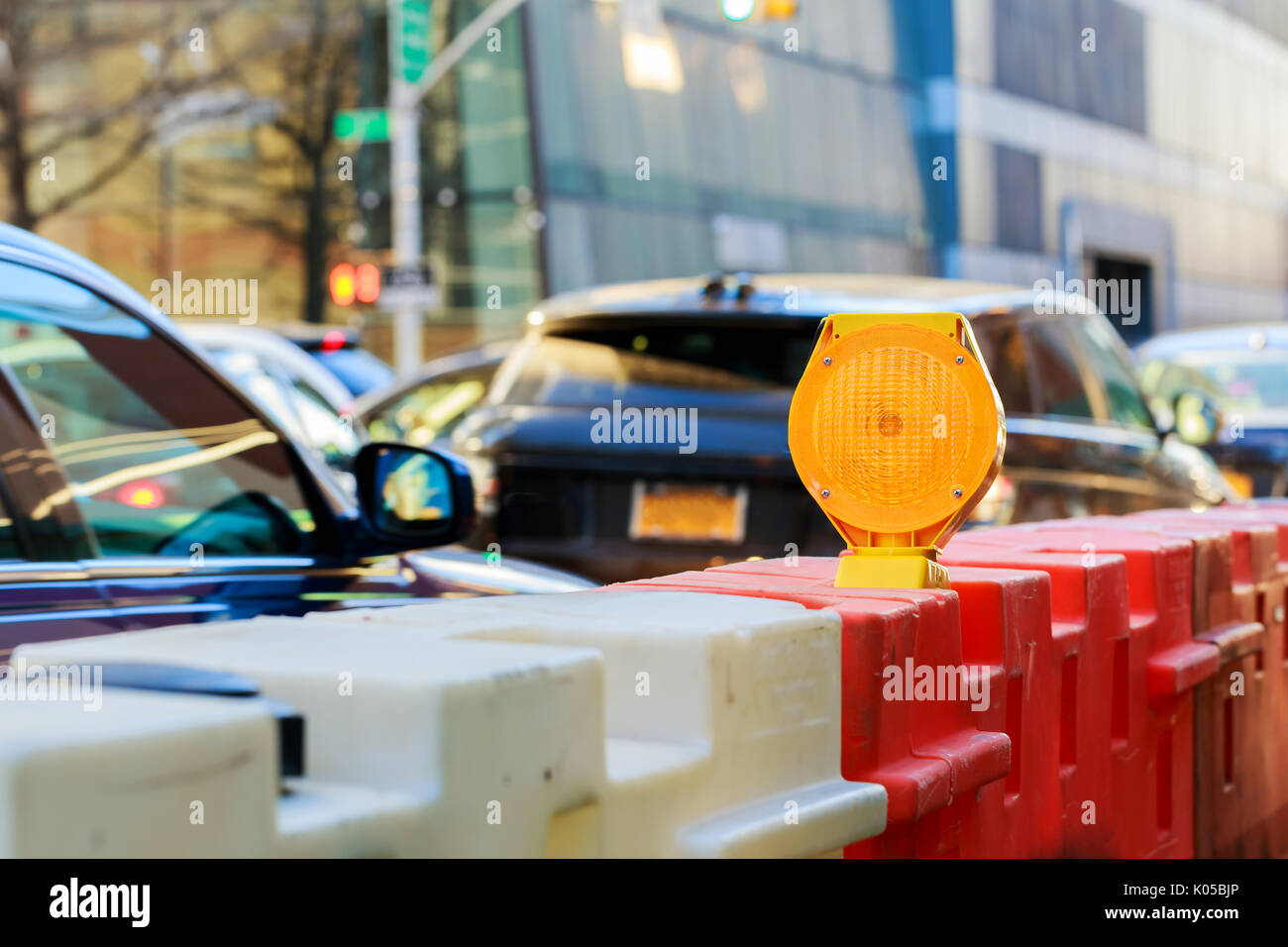 yellow traffic signal warning Yellow Warning Light Stock Photo Alamy