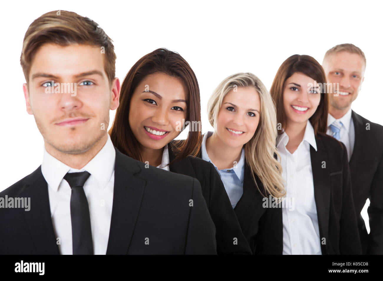 Five happy white women in hi-res stock photography and images - Alamy