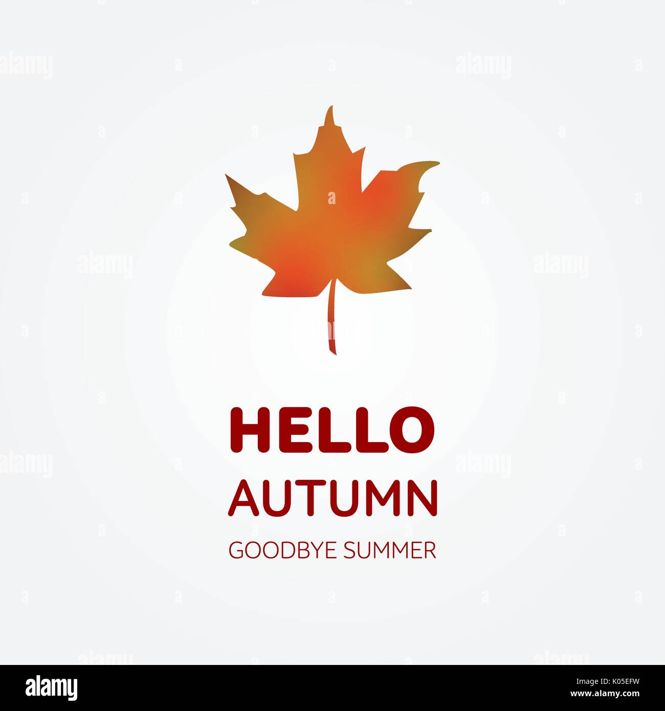 Autumn season greeting vector banner / poster Stock Vector Image & Art ...