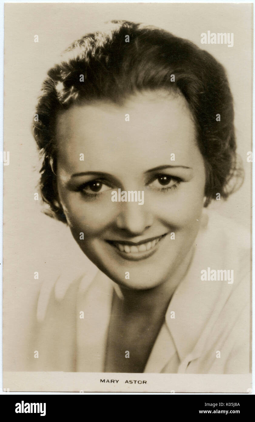 Mary Astor (1906 1987), American actress Date Stock Photo Alamy