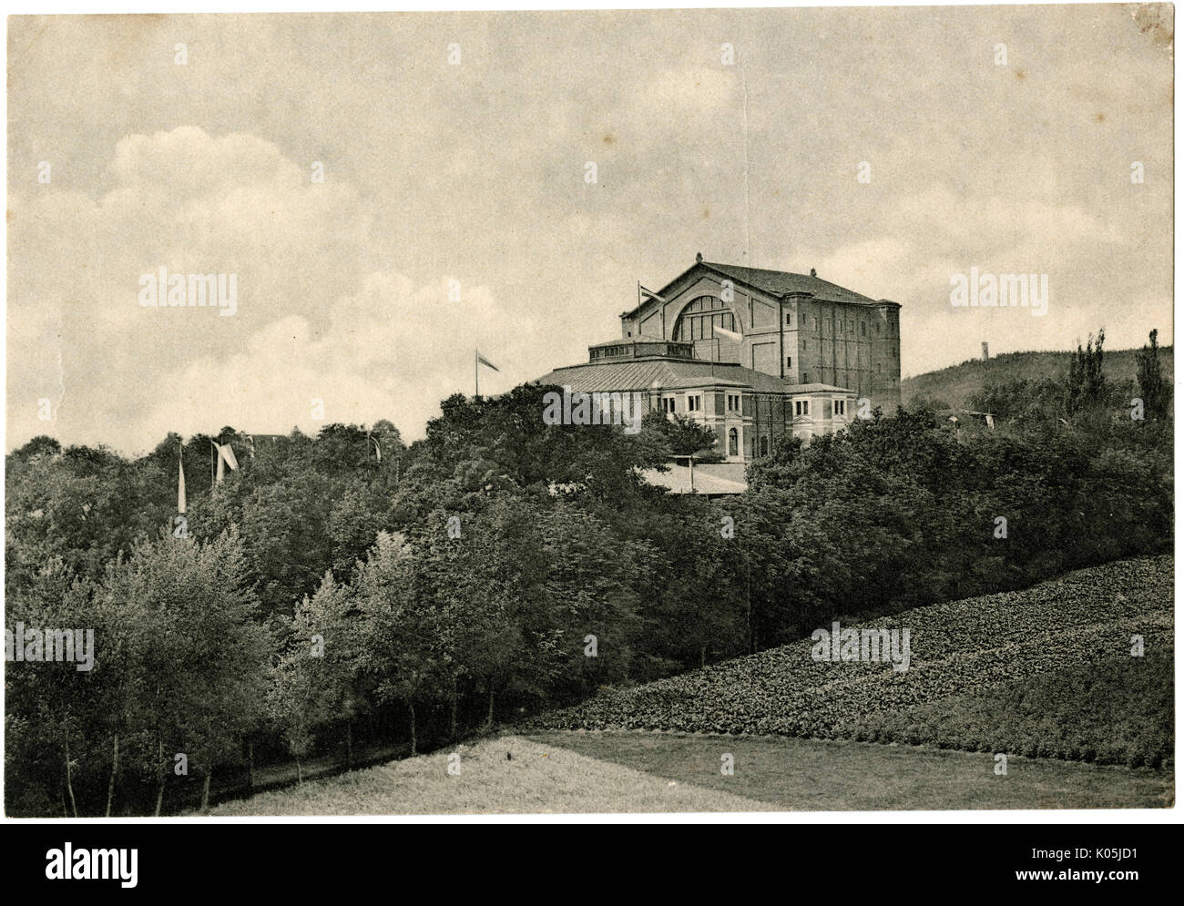 BAYREUTH  Das Buhnenfestspielhaus, dedicated to the performance  of Wagner's operas       Date: 1908 Stock Photo