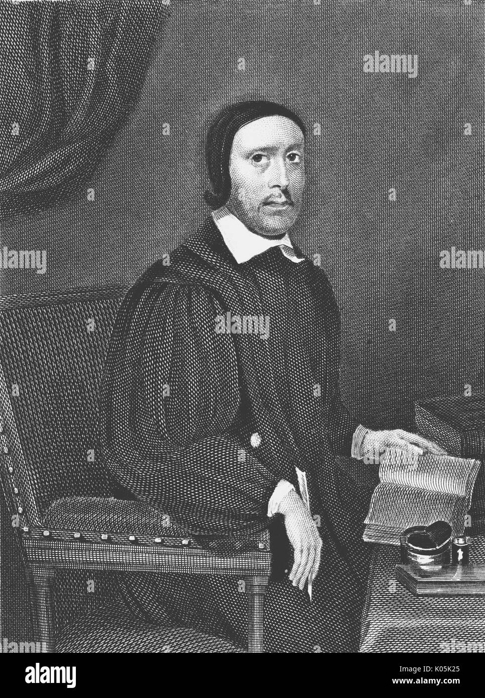 Jeremy Taylor (1613 - 1667) Divine, theologian Date: Stock Photo