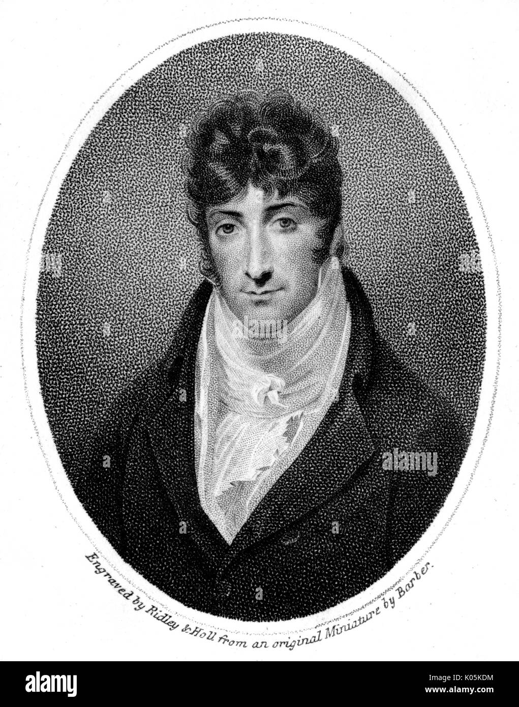 Sirt Lumley George Skeffington (1771 - 1850) - English writer and dandy; friend of Lord Petersham.       Date: Stock Photo