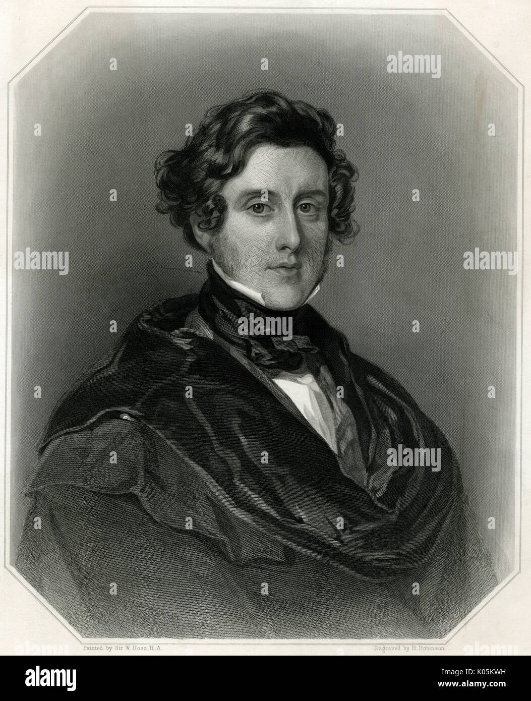 Anthony Ashley Cooper (1801 - 1885) - 7th earl of Shaftesbury, politician and reformer as a young man       Date: Stock Photo