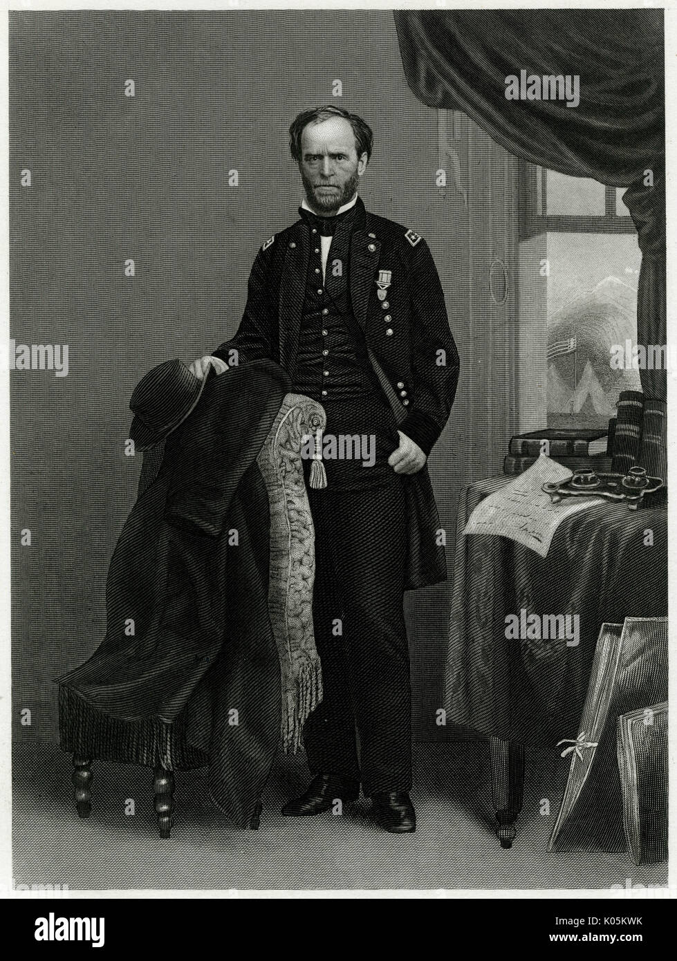 Union General William Tecumseh Sherman & Staff 6 Sizes! Details about   New Civil War Photo 