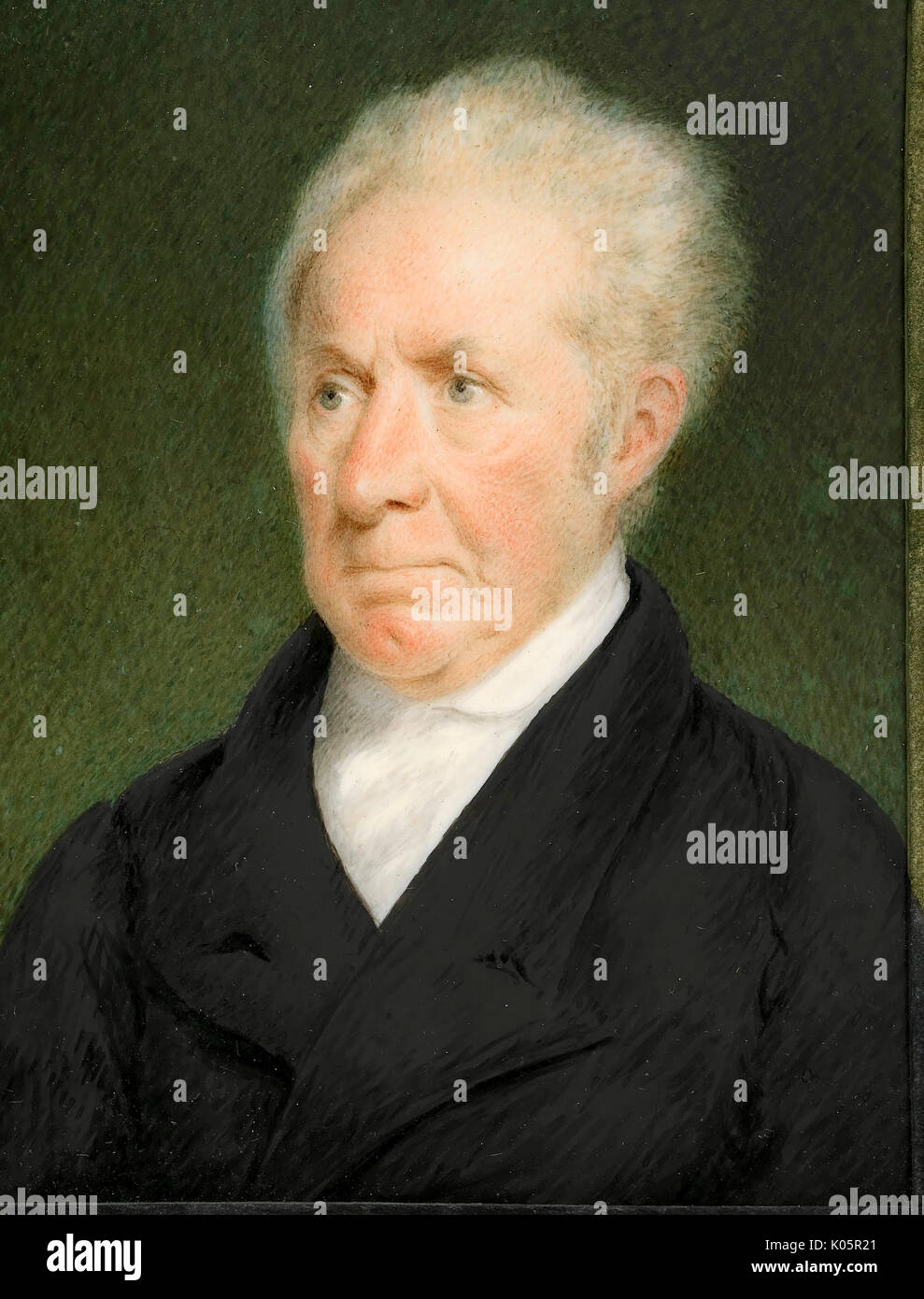 Gilbert Charles Stuart, American artist, painter Stock Photo