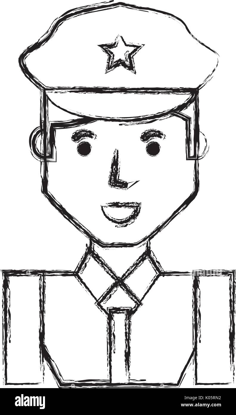 >Police Officer Cartoon Stock Vector Image Art Alamy