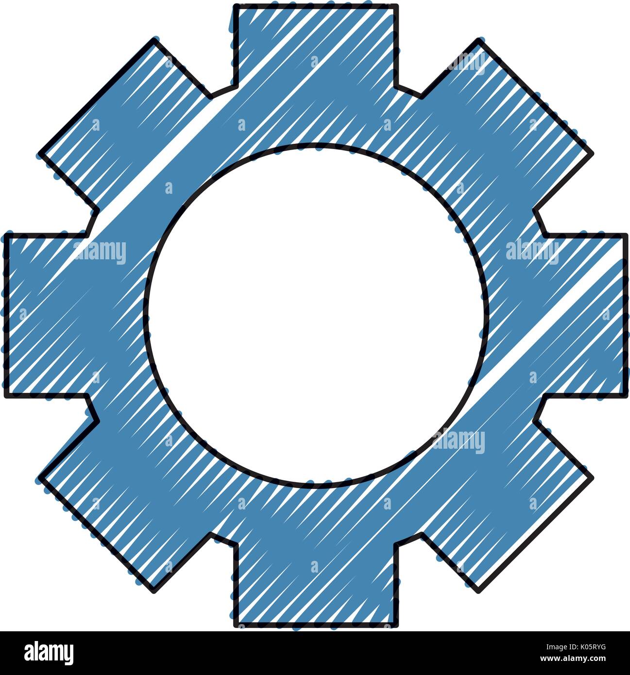 Gear machinery piece Stock Vector Image & Art - Alamy