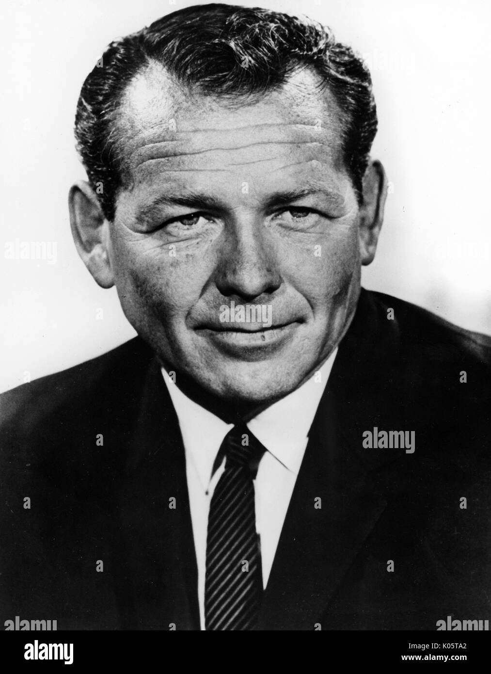 Half length portrait of Robert H Finch, who was United States Secretary of Health, Education, and Welfare, 1970. Stock Photo