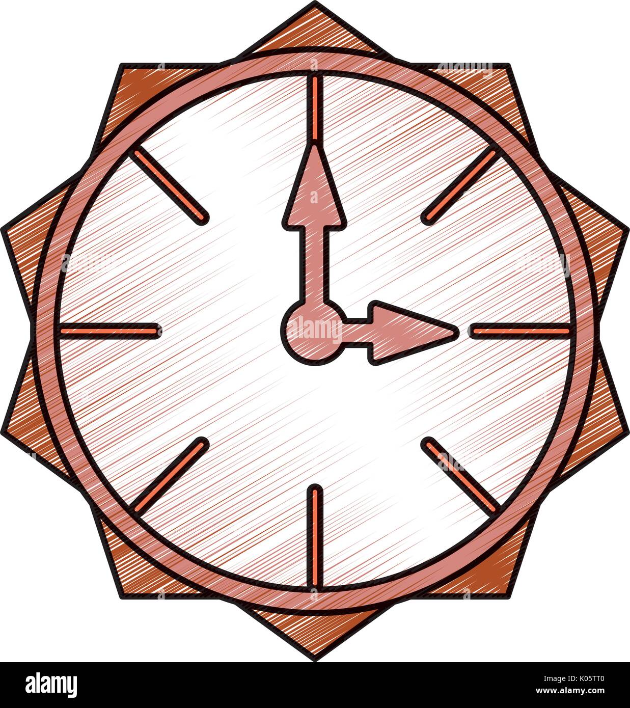 Clock time isolated Stock Vector Image & Art - Alamy