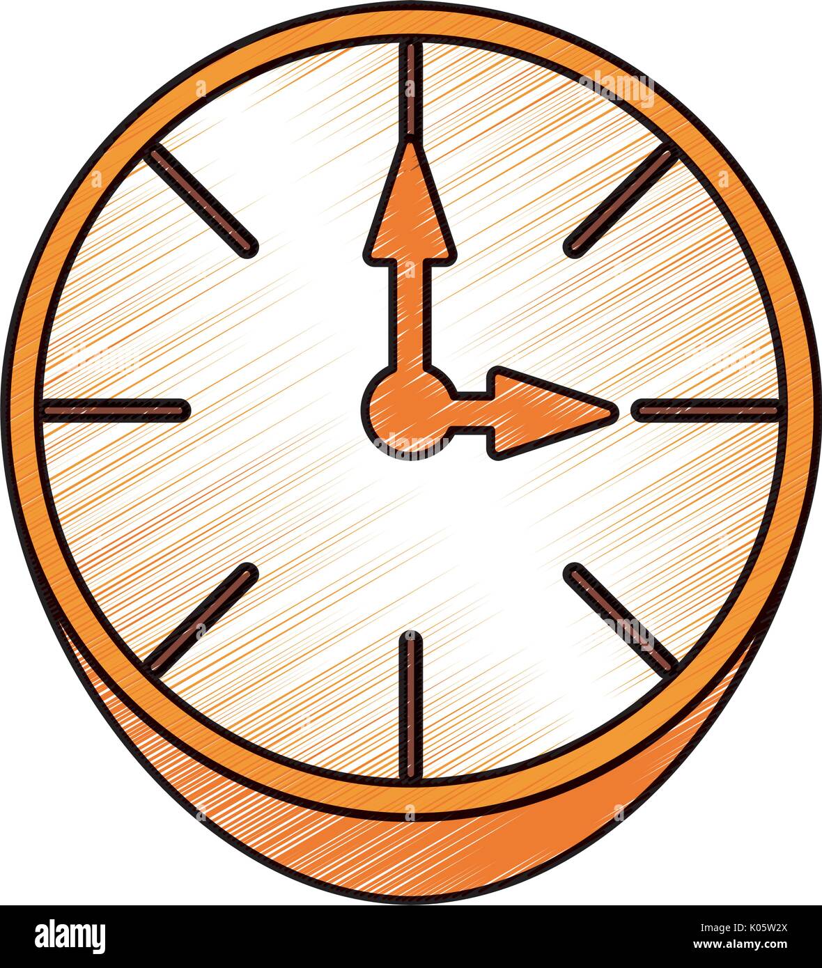 Clock time isolated Stock Vector Image & Art - Alamy