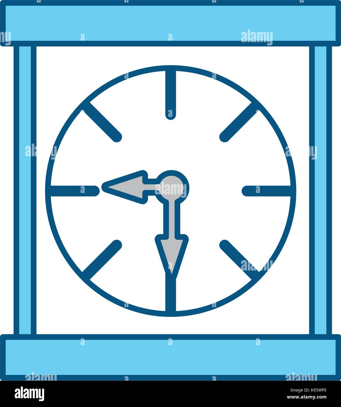 Clock time isolated Stock Vector Image & Art - Alamy