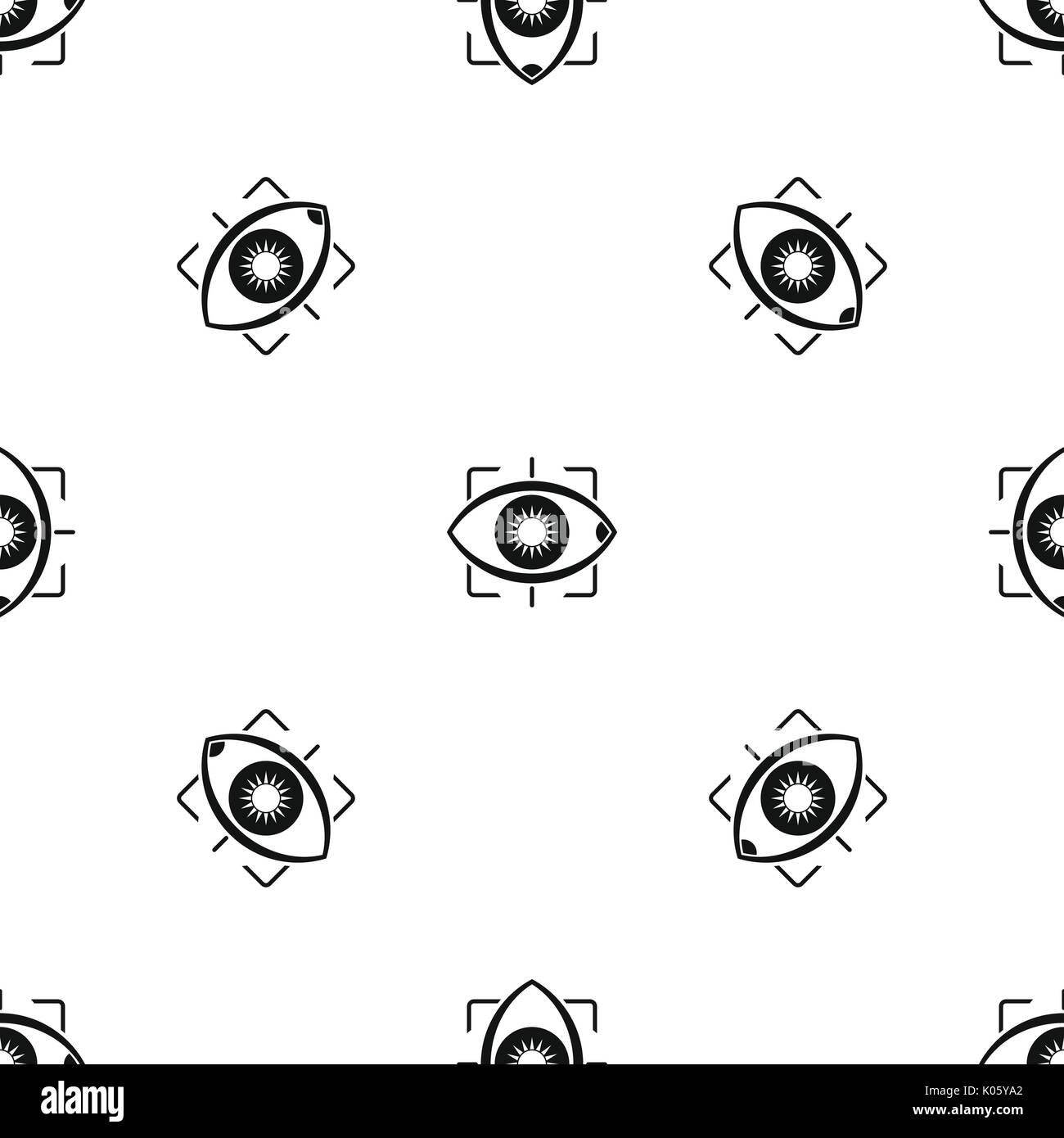 Eye pattern seamless black Stock Vector Image & Art - Alamy