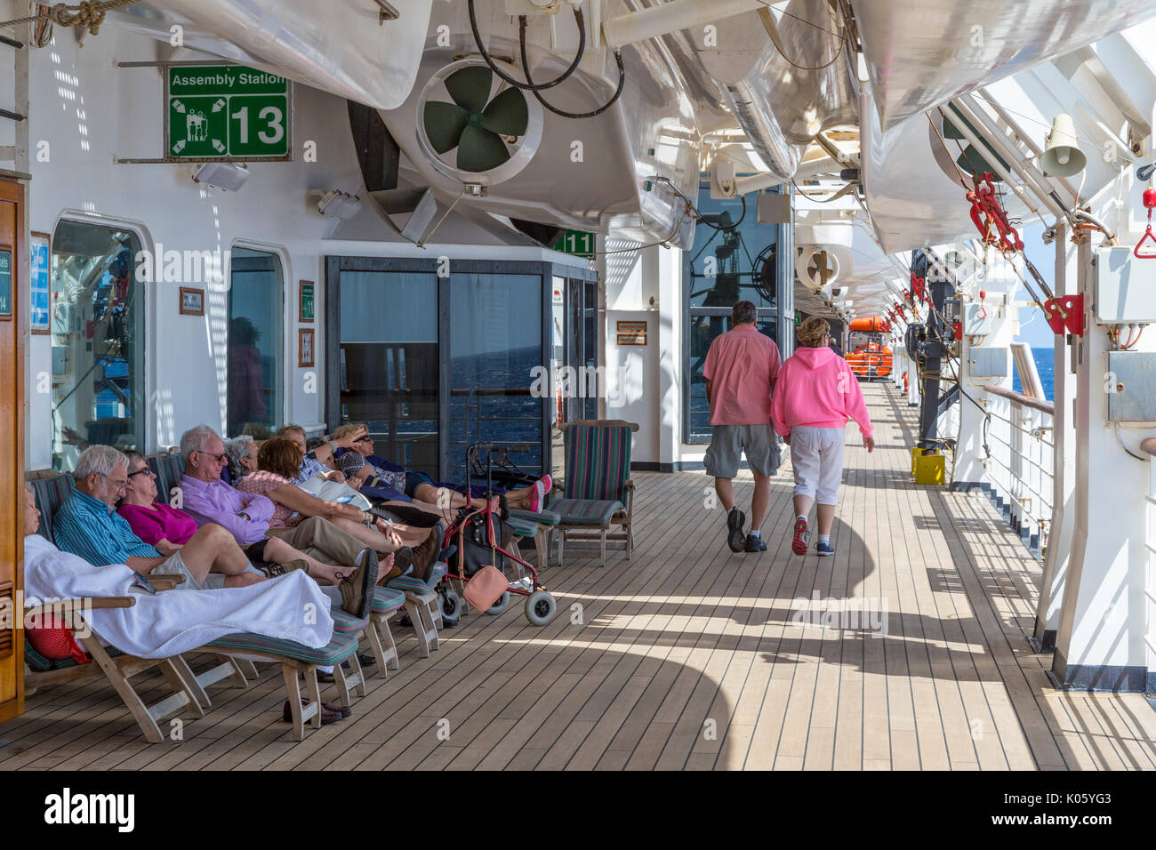 Promenade deck hi-res stock photography and images - Alamy