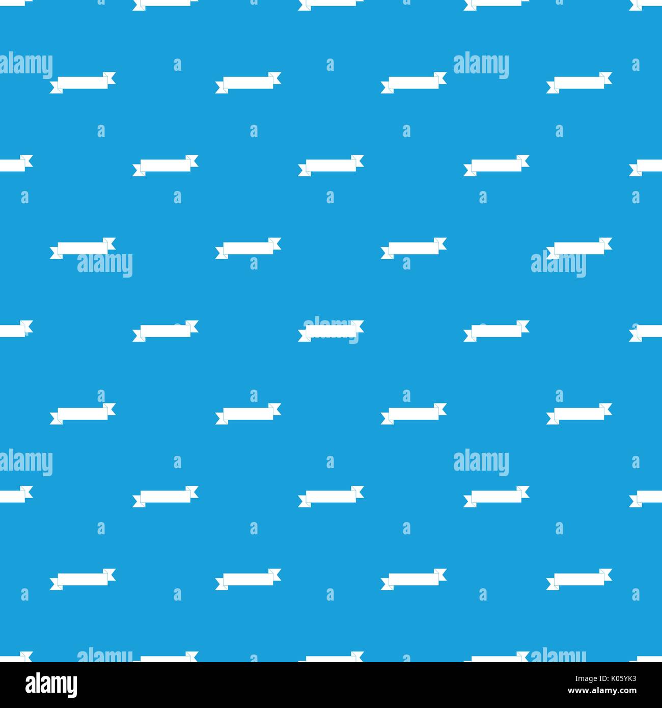 Origami ribbon pattern seamless blue Stock Vector