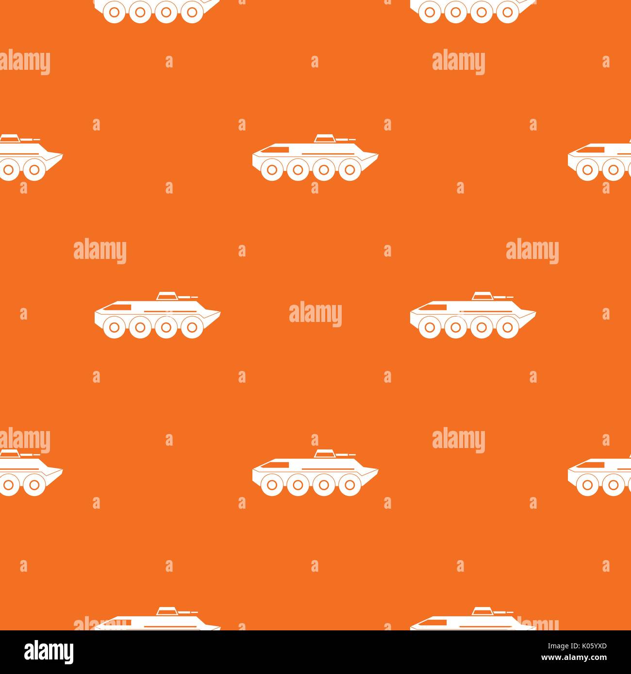 Armored personnel carrier pattern seamless Stock Vector