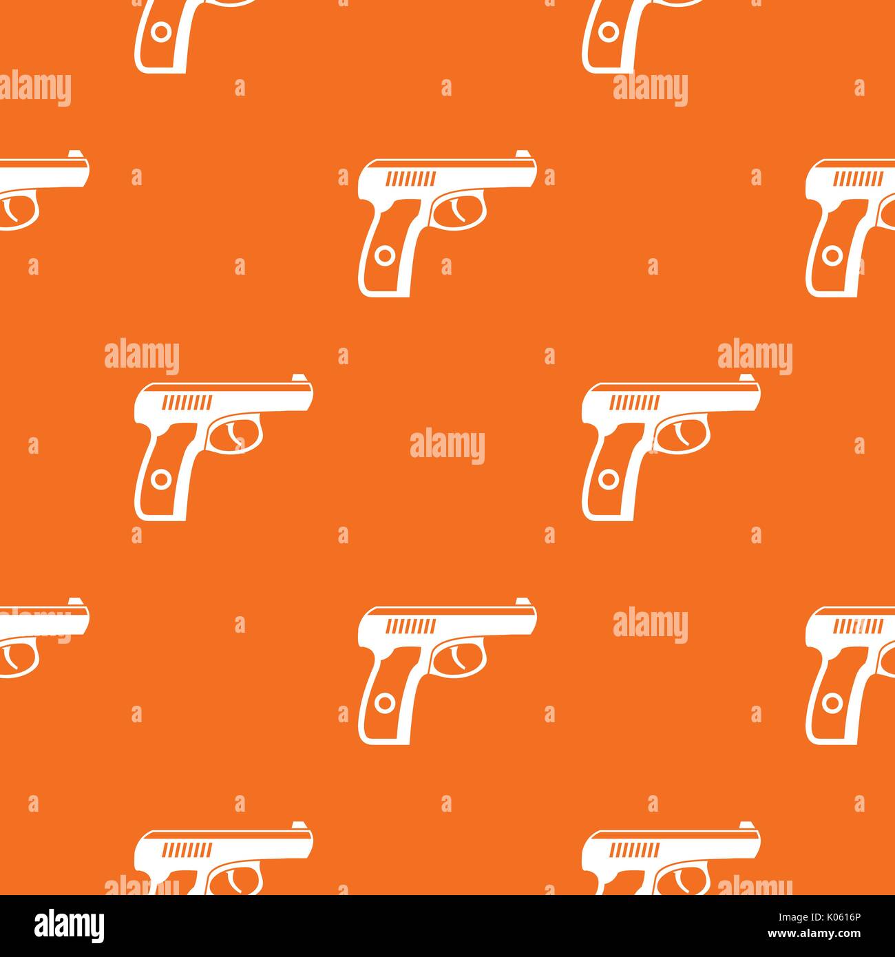 Gun pattern seamless Stock Vector