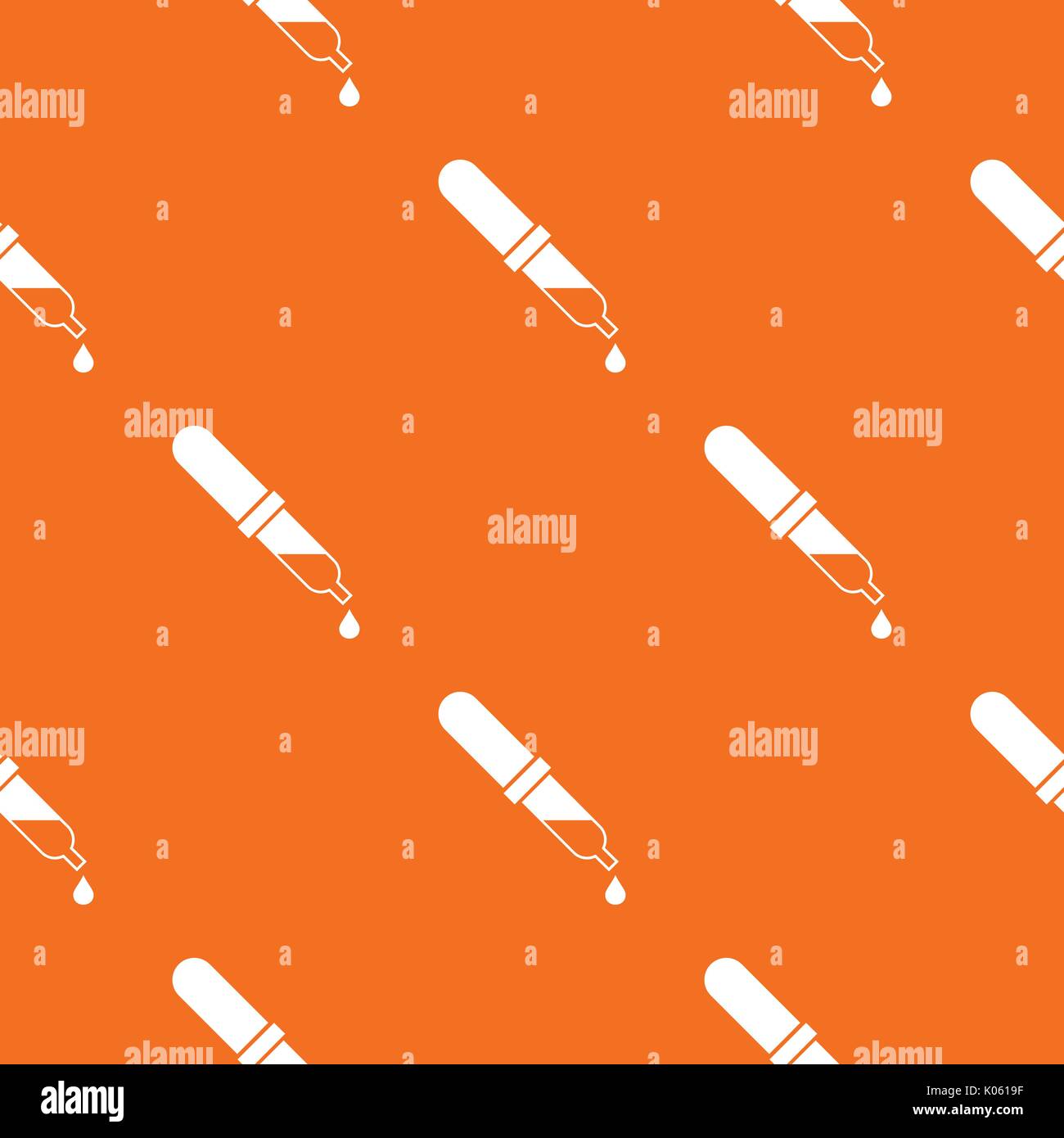 Pipette pattern seamless Stock Vector