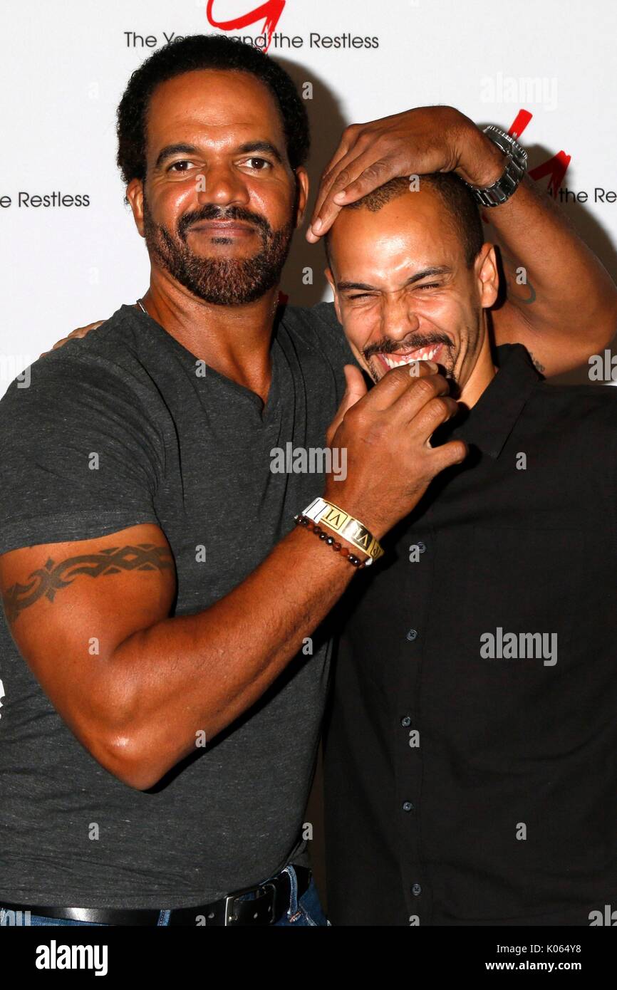 Burbank, CA. 19th Aug, 2017. Kristoff St John, Bryton James in attendance for YOUNG AND RESTLESS Fan Club Dinner, Burbank Convention Center, Burbank, CA August 19, 2017. Credit: Priscilla Grant/Everett Collection/Alamy Live News Stock Photo