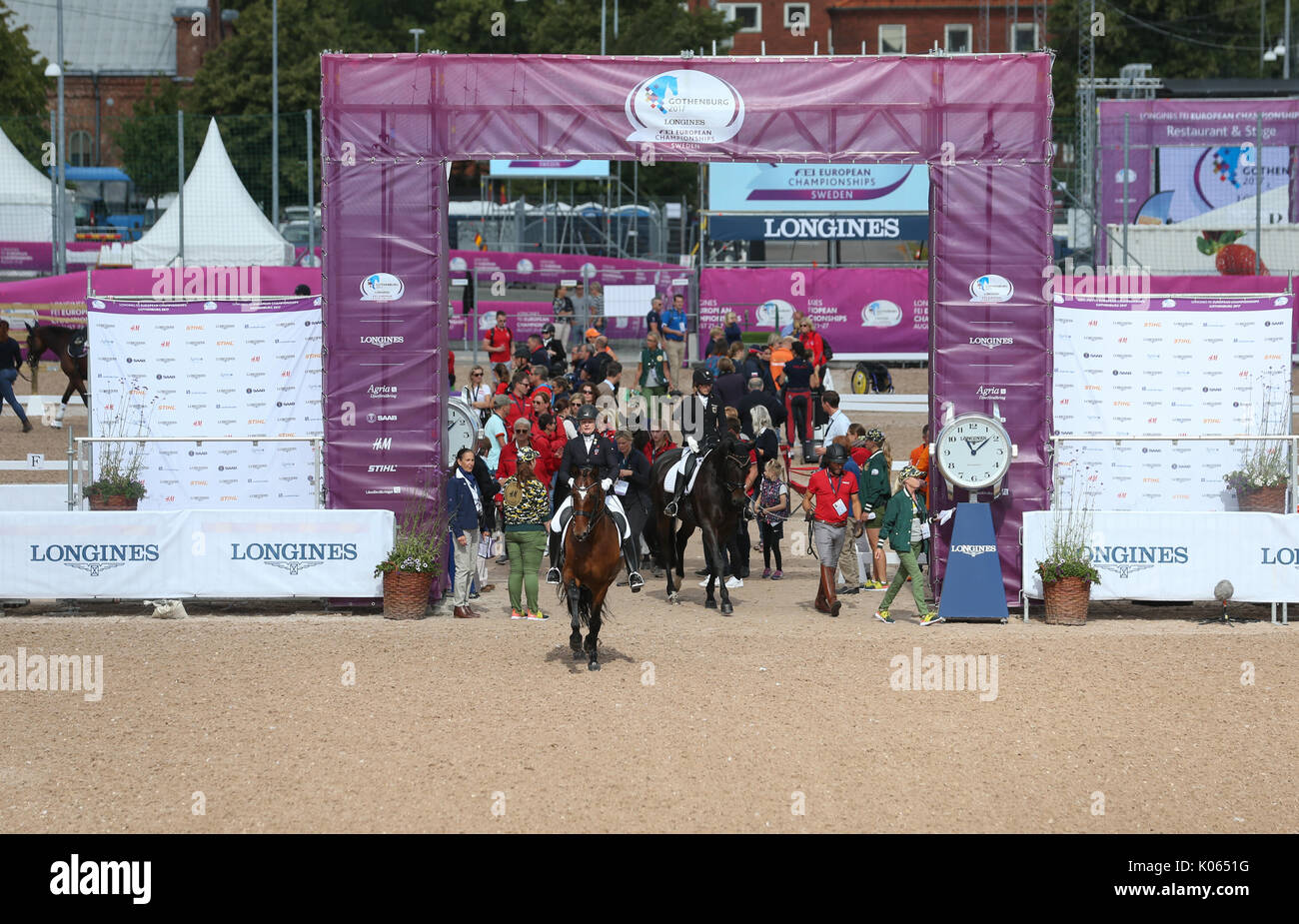 Gothenburg, Sweden. 21st Aug, 2017. Para-dressage rider Alina Rosenberg ...