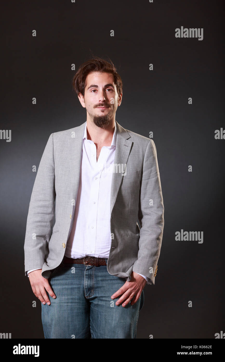 Edinburgh, Scotland, UK. 21st Aug, 2017. Day 10 Edinburgh International Book Festival. Pictured: Andre Naffis-Sahely, poet, critic and translator. He was born in Venice to Italian and Iranian parents, and grew up in Abu Dhabi. Credit: Pako Mera/Alamy Live News Stock Photo