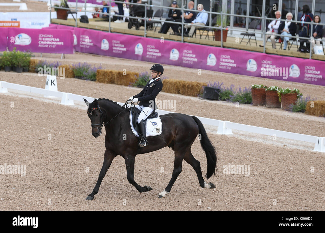 Gothenburg, Sweden. 21st Aug, 2017. German para dressage rider Alina ...