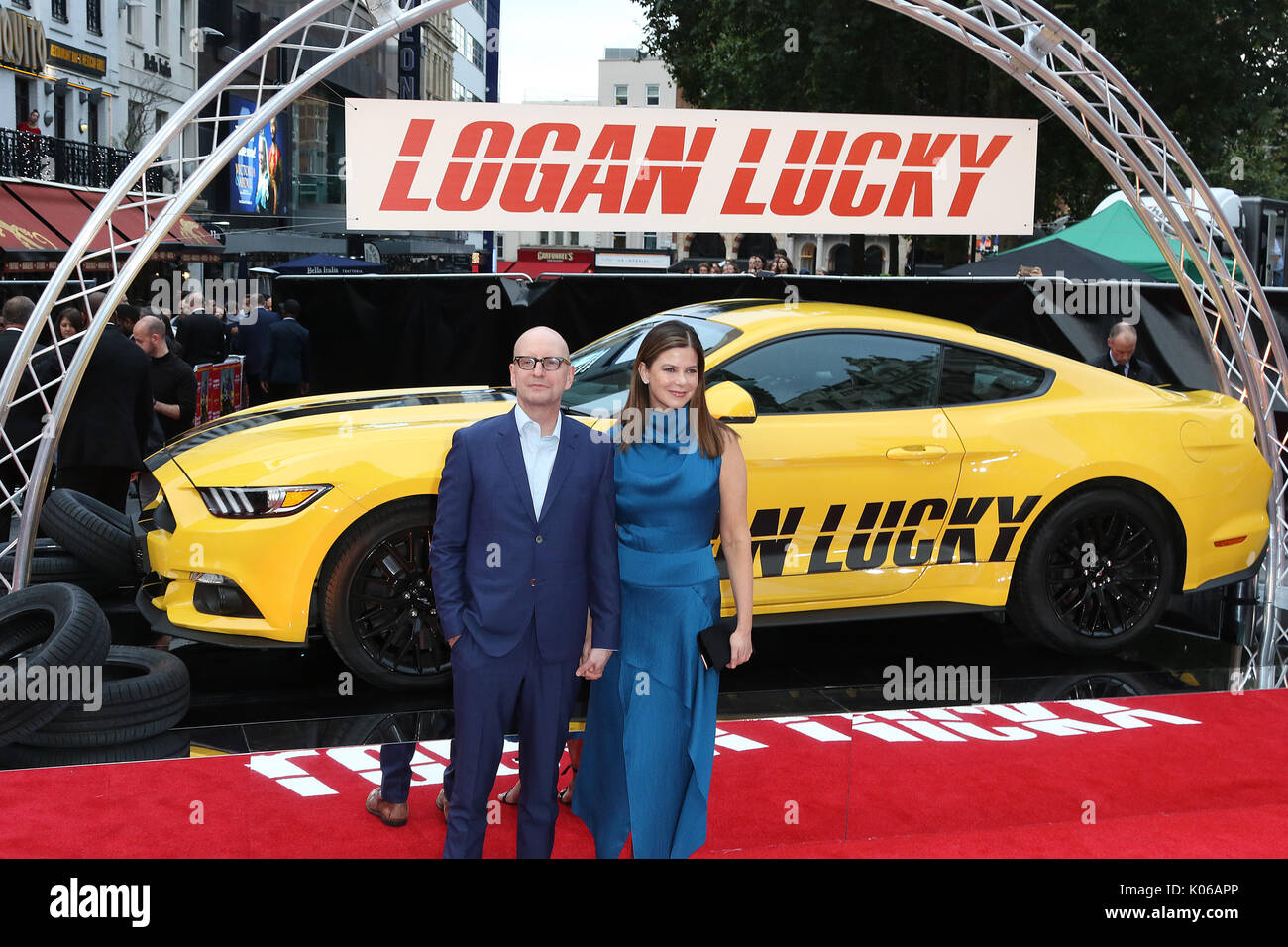 London, UK. 21st Aug, 2017. Steven Soderbergh, Jules Asner, Logan Lucky