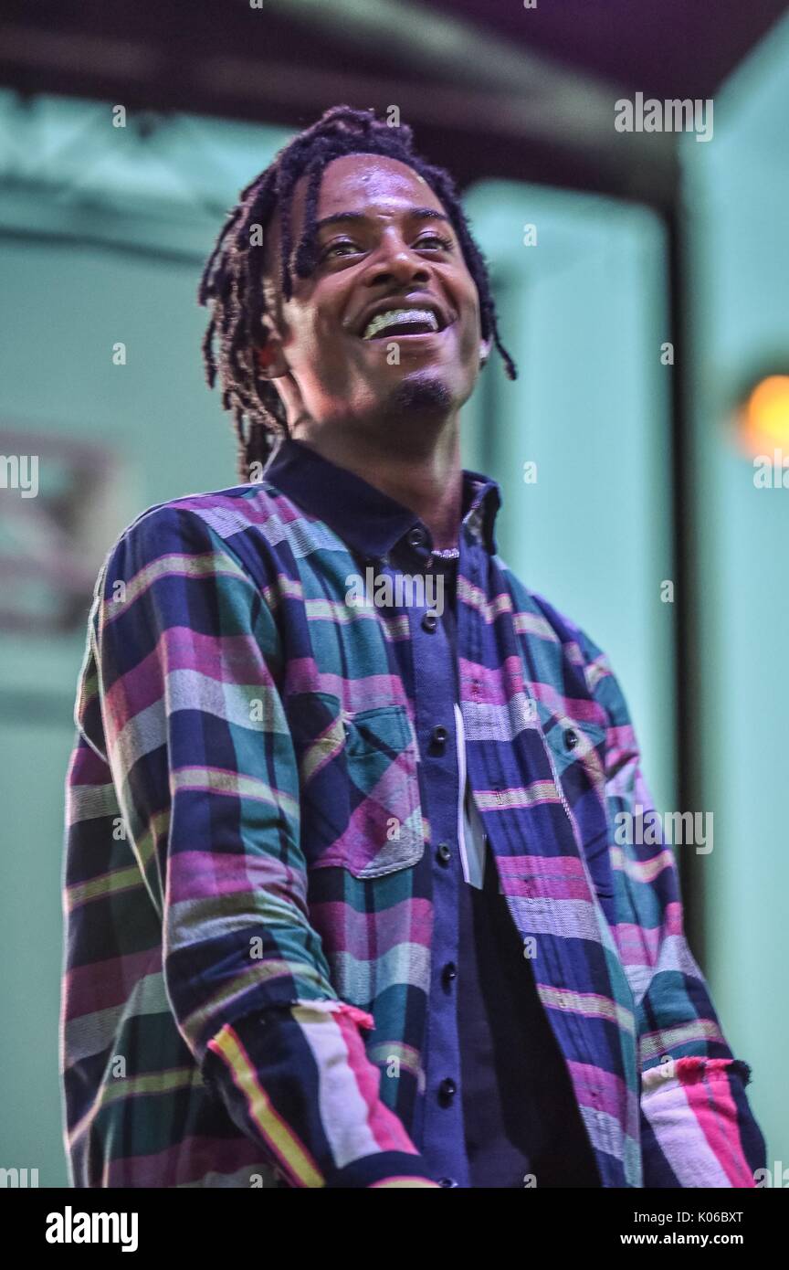 Wantagh, NY, USA. 20th Aug, 2017. Playboi Carti on stage for 2017 Hot 100 Music Festival - SUN 2, Northwell Health at Jones Beach Theater, Wantagh, NY August 20, 2017. Credit: Steven Ferdman/Everett Collection/Alamy Live News Stock Photo