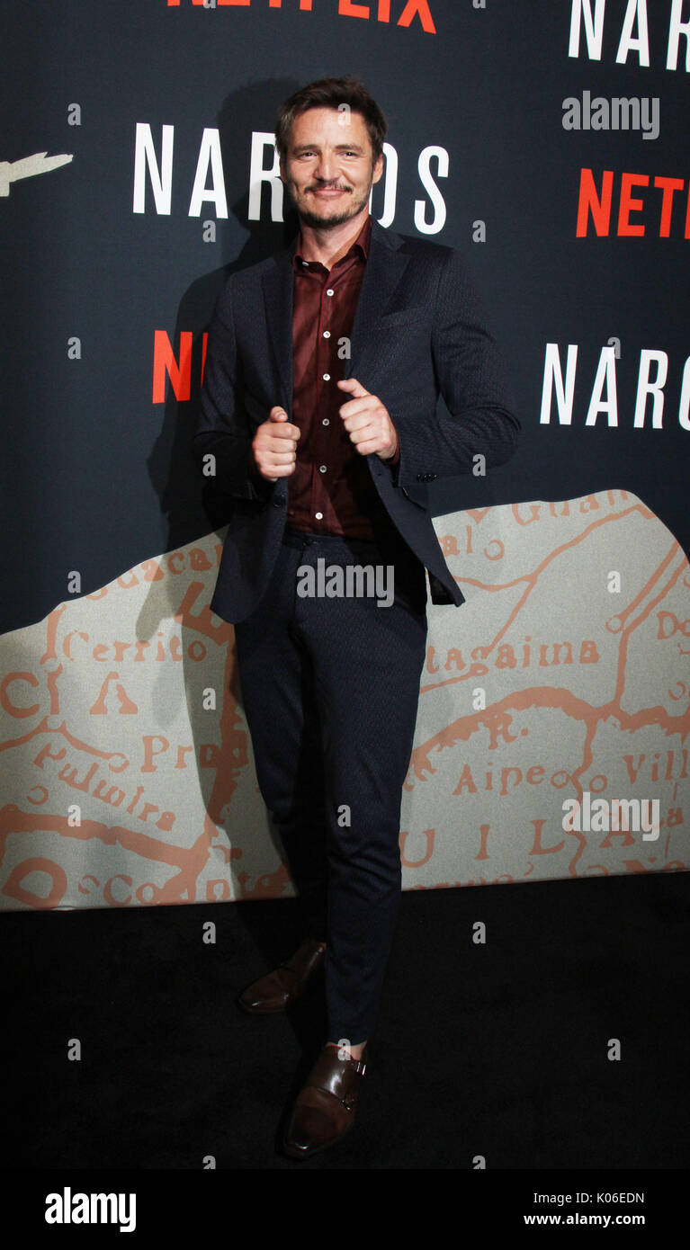 New York, USA. 21st Aug, 2017. Pedro Pascal attend Netflix Original ...