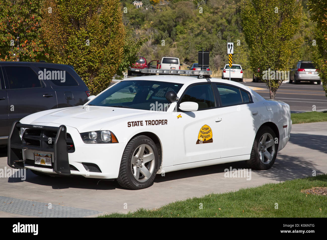 Salt Lake City, Utah, USA October 8, 2016. Historical police car in
