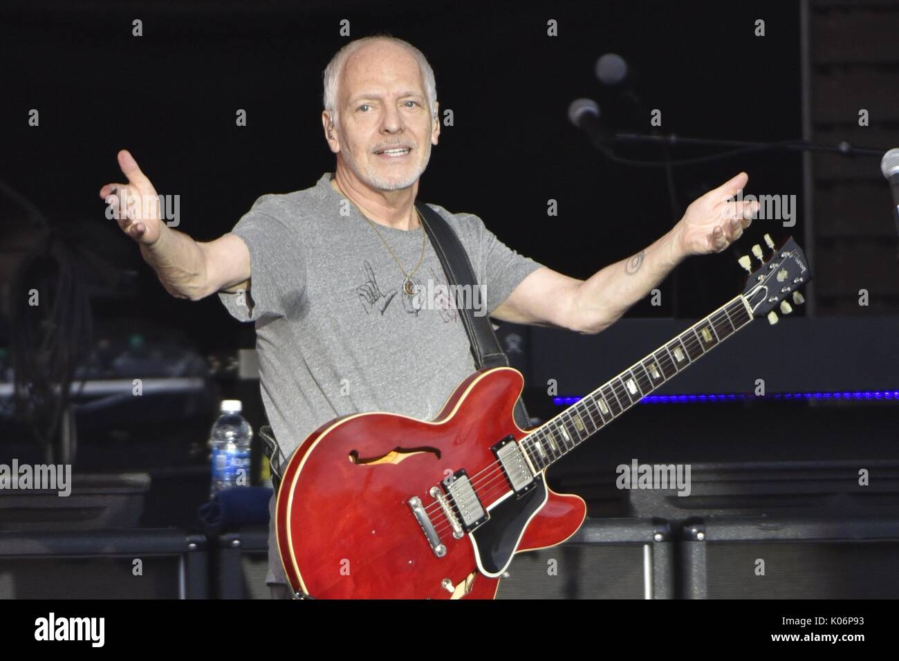 Peter Frampton in concert at the RiverEdge Park in Aurora, Illinois.  Featuring: Peter Frampton Where: Aurora, Illinois, United States When: 20 Jul 2017 Credit: Ray Garbo/WENN.com Stock Photo