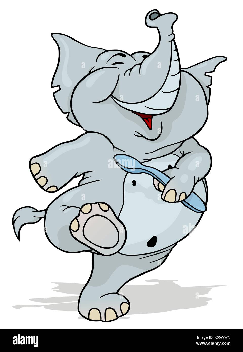 Happy Dancing Elephant Stock Vector Image & Art - Alamy