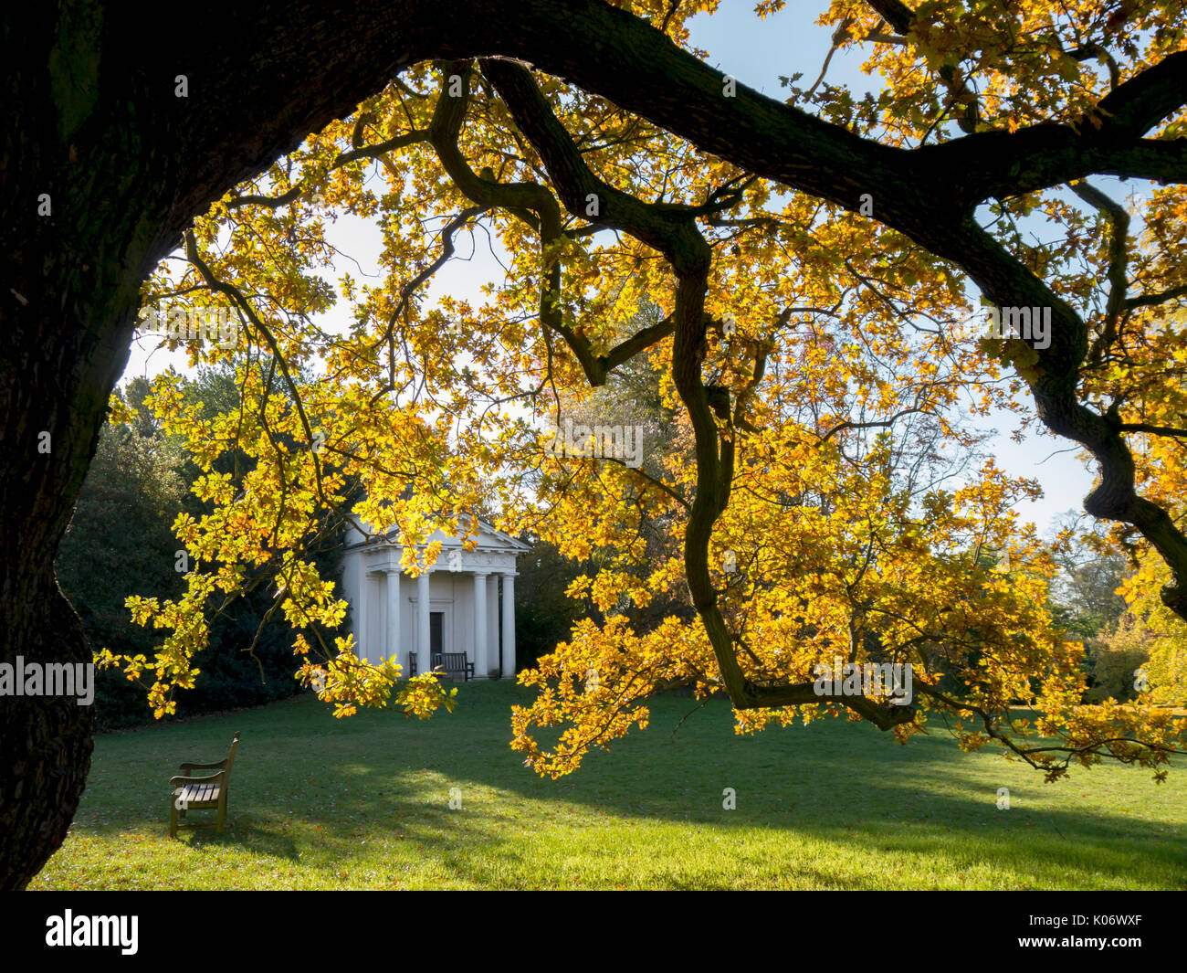 Europe, UK, England, London, Kew Gardens, Bellona Temple Stock Photo