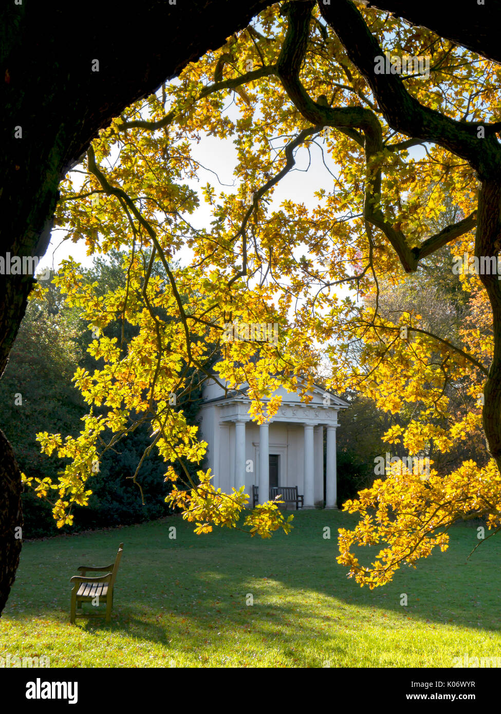 Europe, UK, England, London, Kew Gardens, Bellona Temple Stock Photo