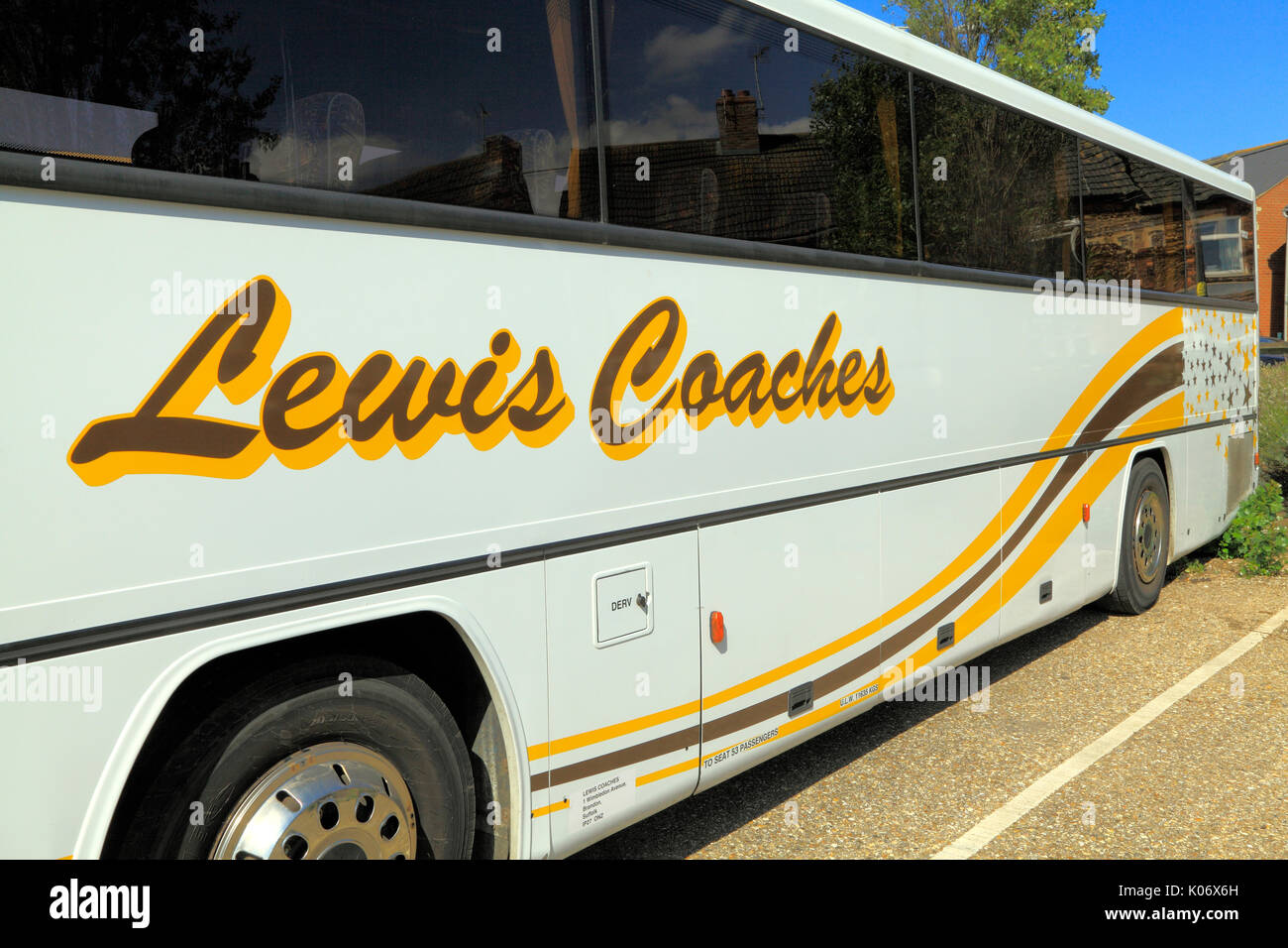 Lewis Coaches, coach, Executive Travel, day trip, trips, excursion, excursions, travel company, companies, transport, holidays, England, UK Stock Photo