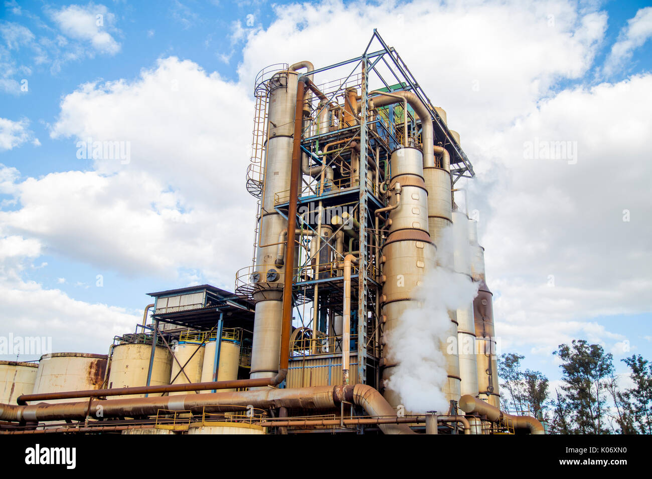 sugar cane refinery Stock Photo - Alamy
