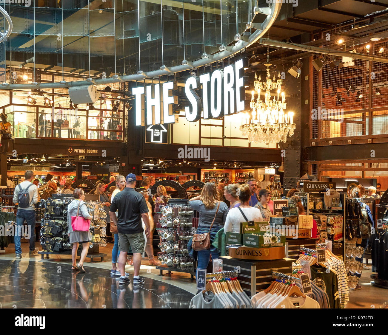 DUBLIN, IRELAND AUGUST 3, 2017 Guinness store in Dublin. Guinness
