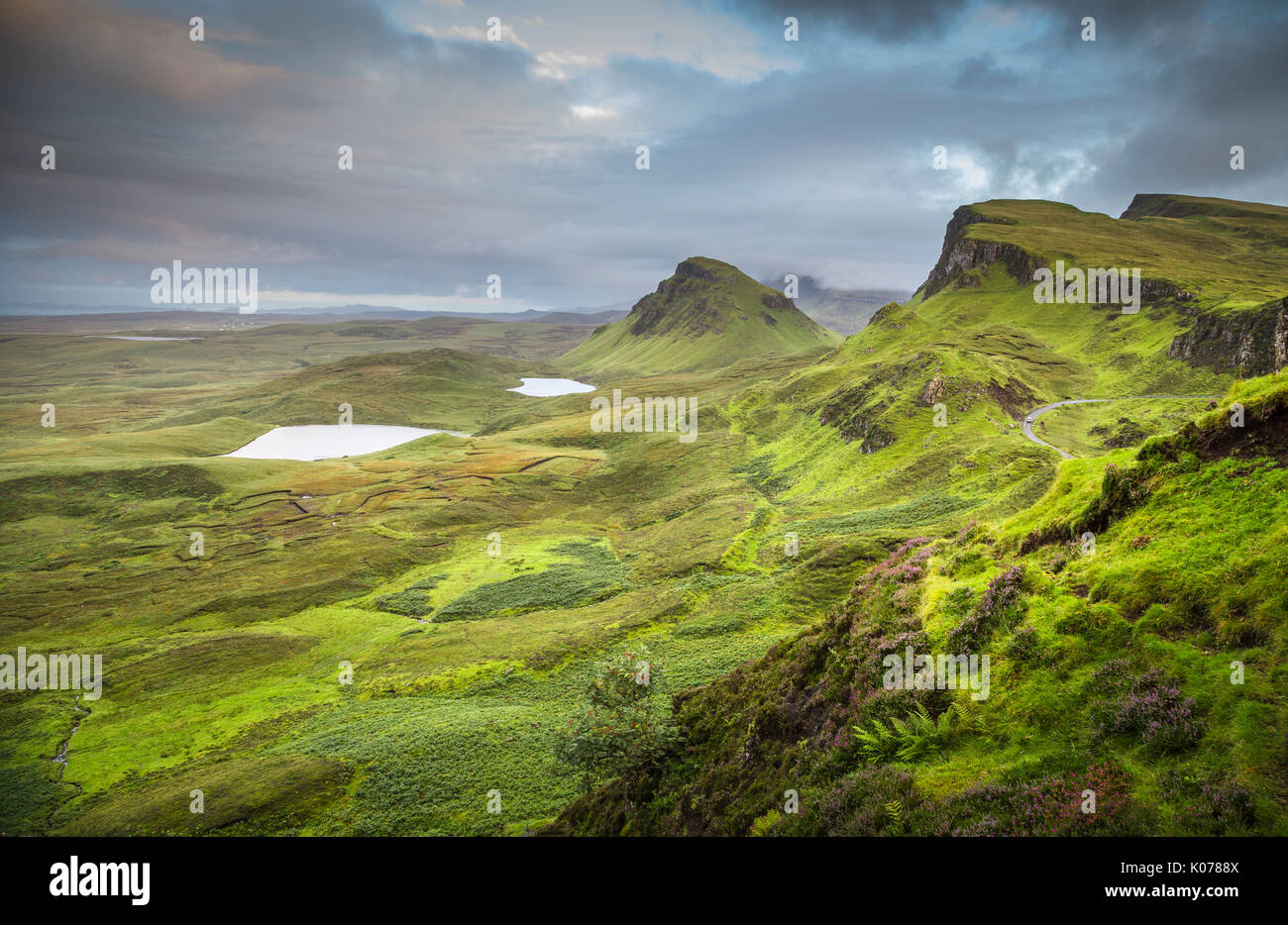 Quiraing, Isle of Skye, Scotland Stock Photo