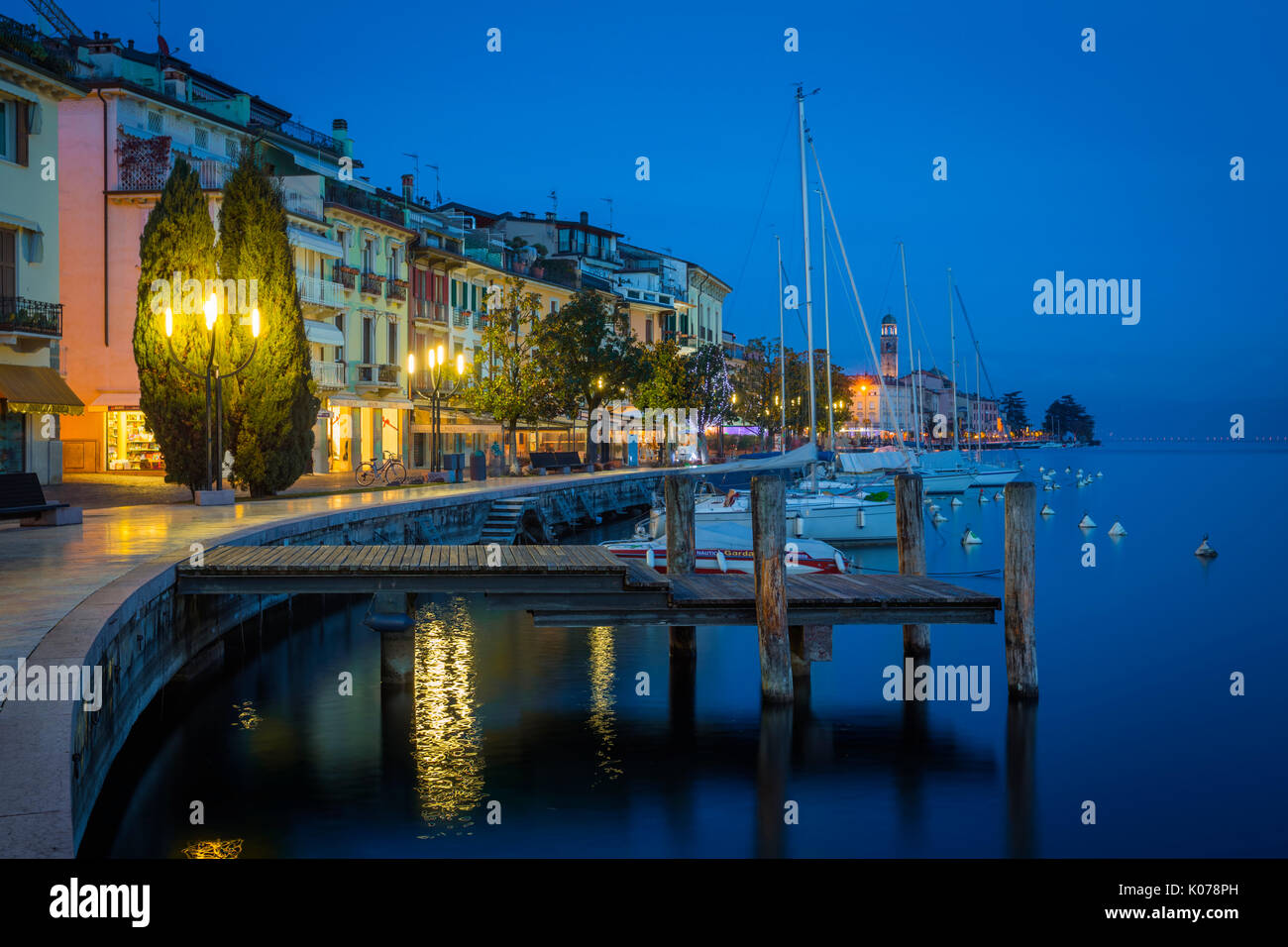 Salò, Garda Lake, Lombardia, Italy Stock Photo