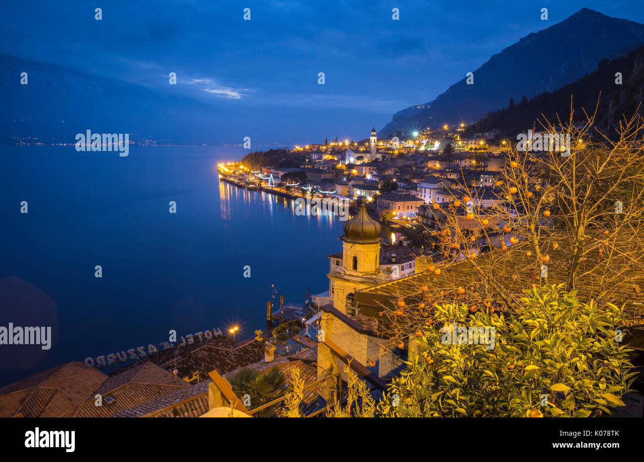 Limone sul Garda, Garda Lake, Lombardia, Italy Stock Photo