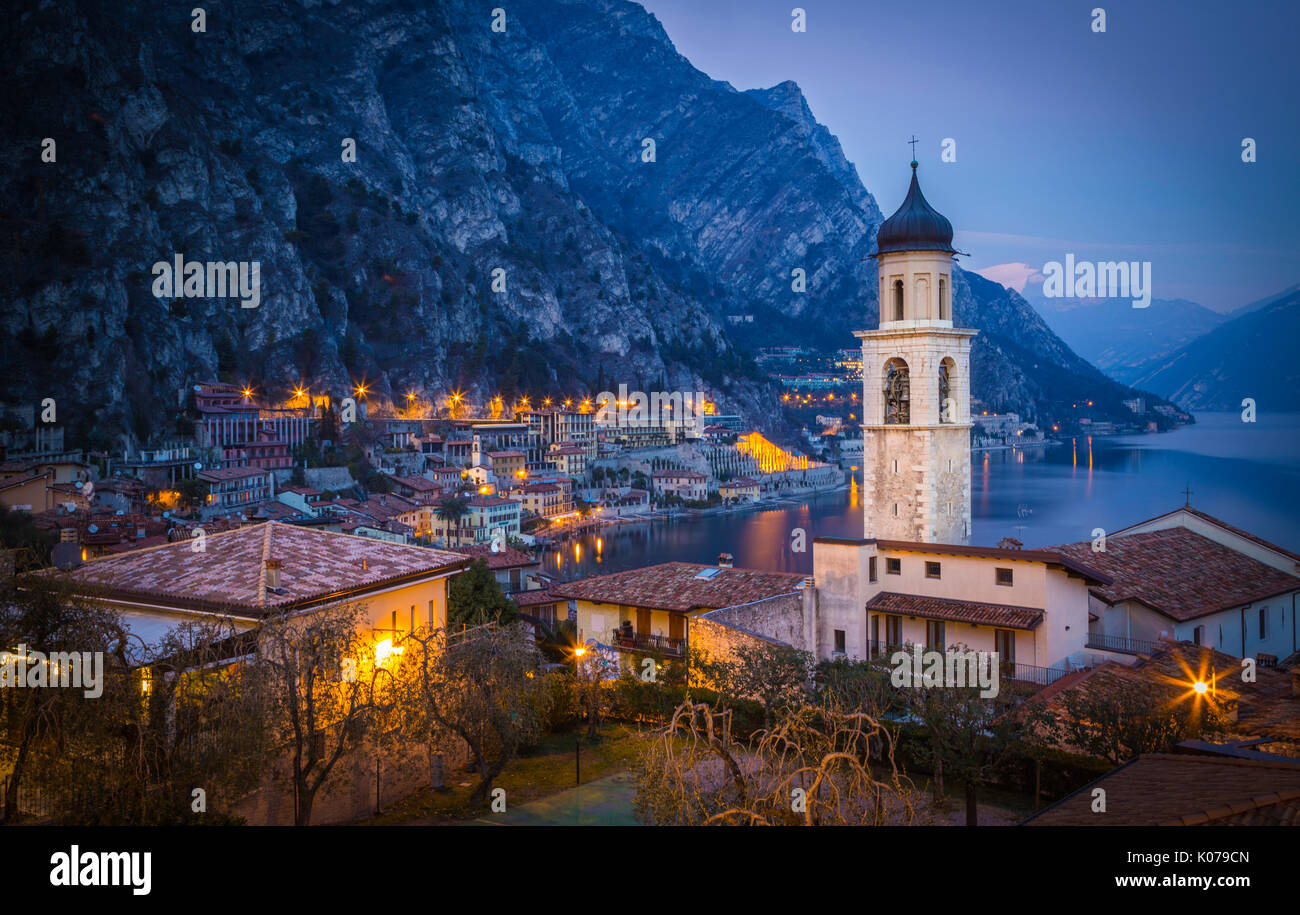 Limone sul Garda, Garda Lake, Lombardy, Italy Stock Photo