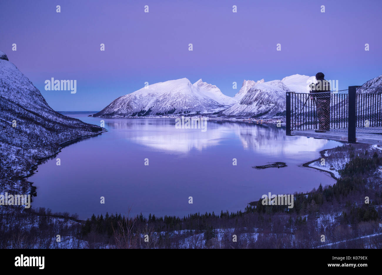 Bergsbotn, Senja Island, Norway Stock Photo