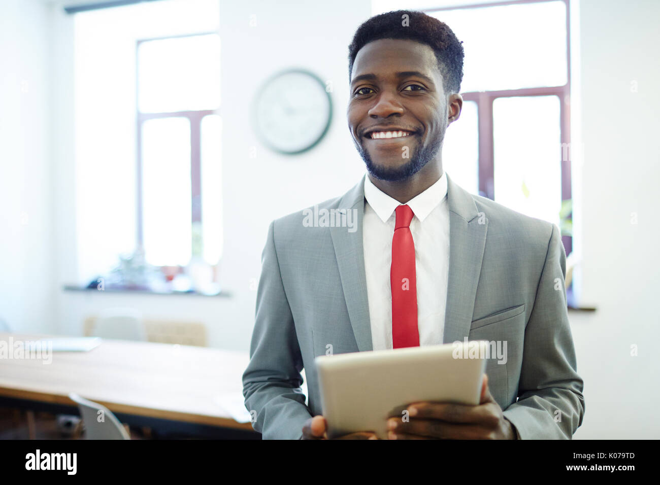 Manager in business attire Stock Photo