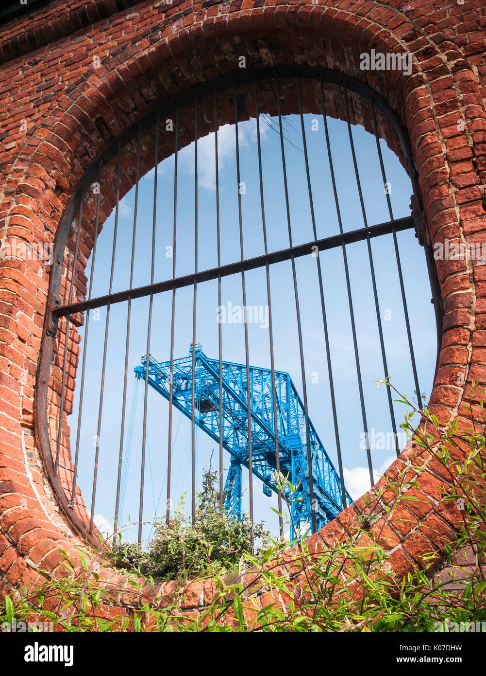 Middlesborough Transporter Bridge Stock Photo