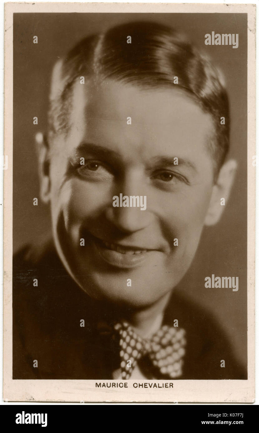 Maurice Chevalier Stock Photo