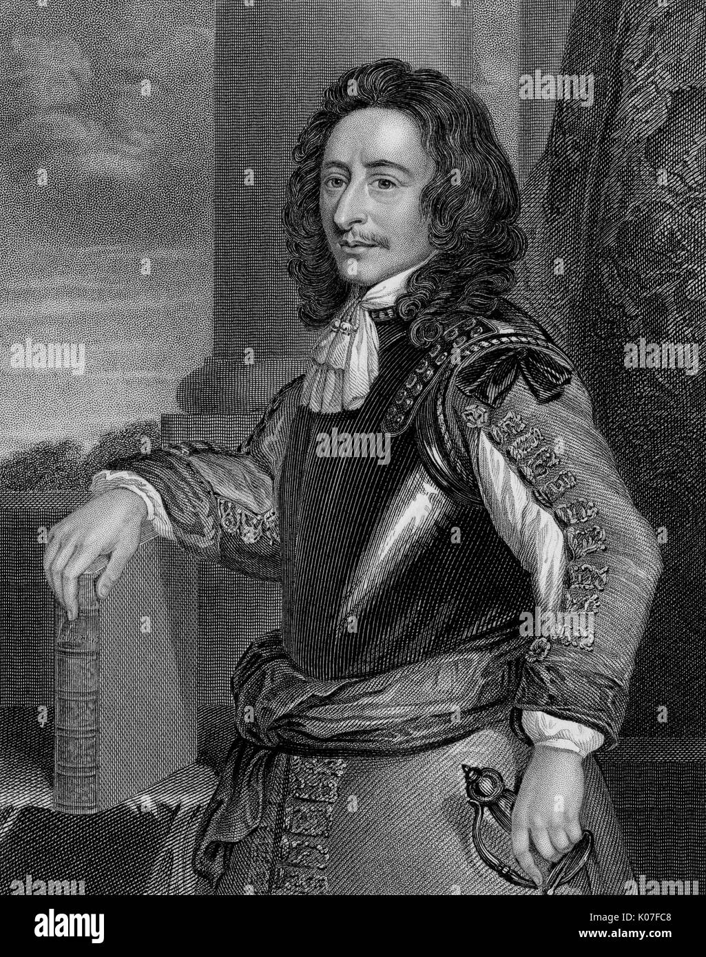 Algernon Sidney (1622 - 1683) statesman, of Republican  leanings, which probably  explains why he is not even a 'Sir' let alone a noble     Date: Stock Photo